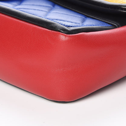Chanel Lambskin Tri-Color Medium Graphic Flap Multicolor 9 of 12