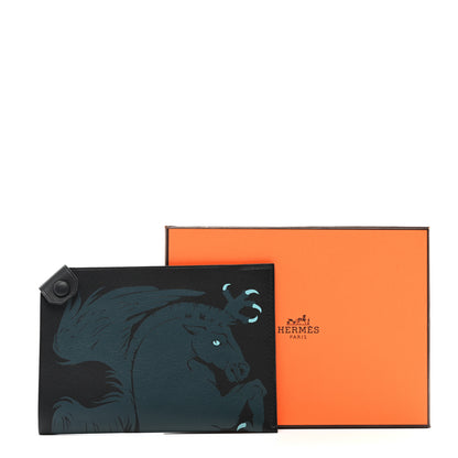 Hermes Swift Remix Duo Chimeres Pegase Tarmac Passport Holder Black Bleu Lin 7 of 7