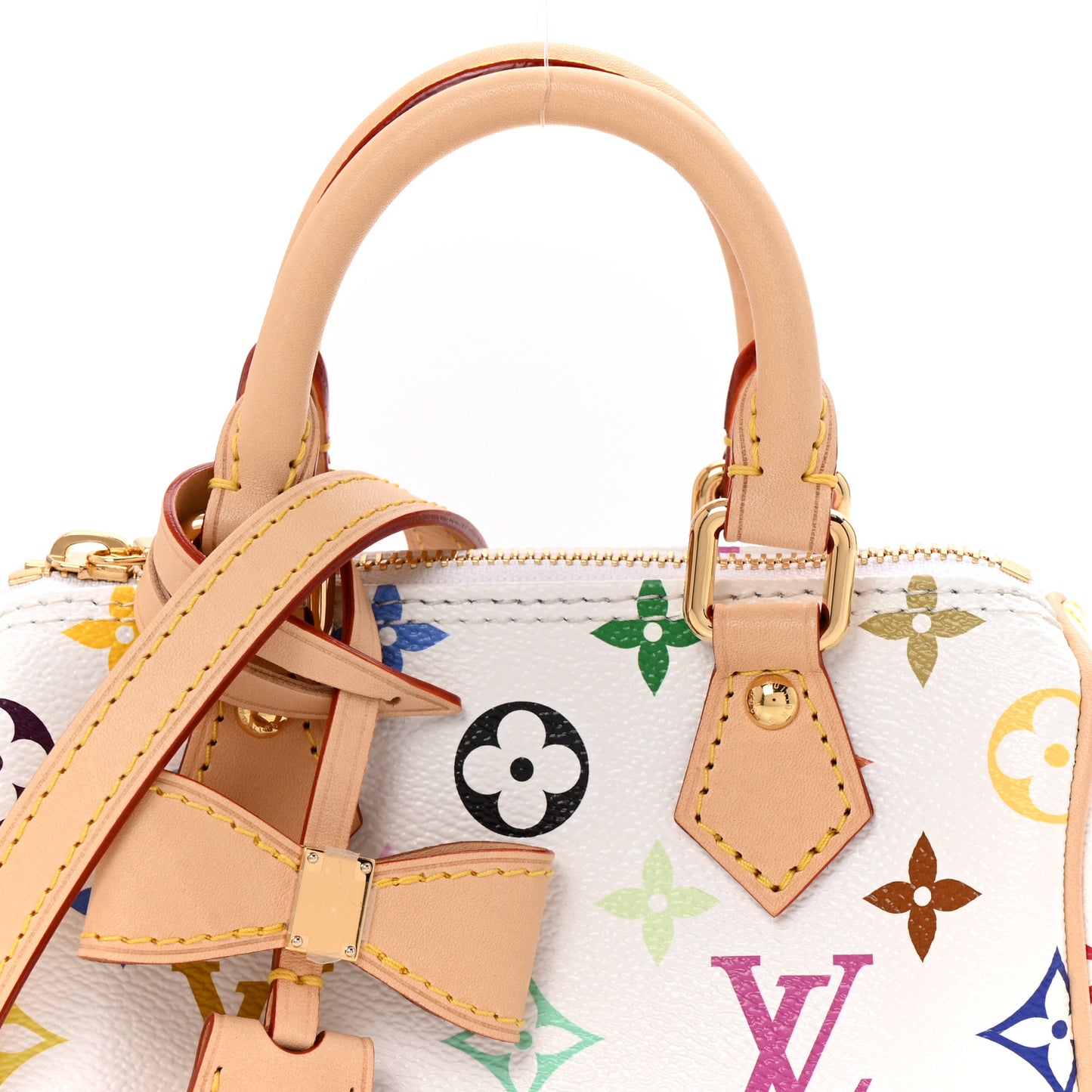 LV X TM Monogram Multicolor Nano Speedy White