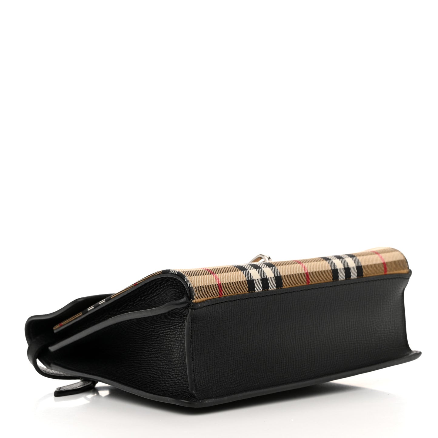 Derby Calfskin Vintage Check Small Macken Crossbody Bag Black
