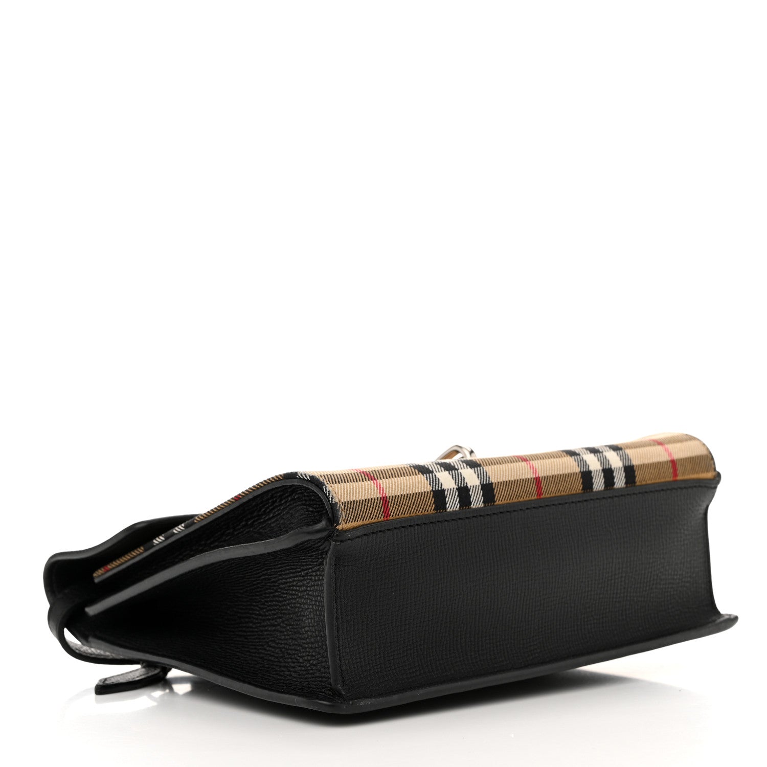 Burberry Derby Calfskin Vintage Check Small Macken Crossbody Bag Black 4 of 12