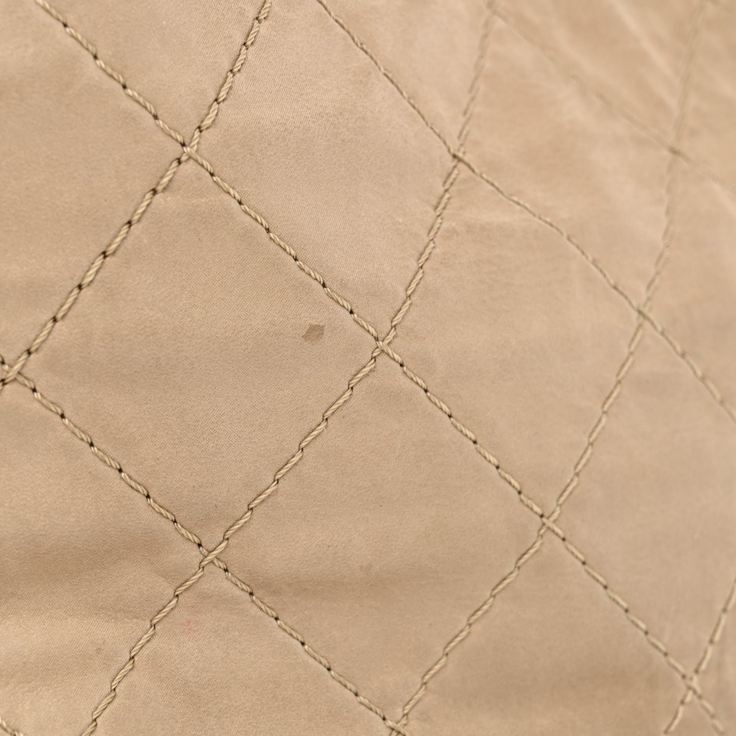 Iridescent Calfskin Small Sea Hit Tote Beige