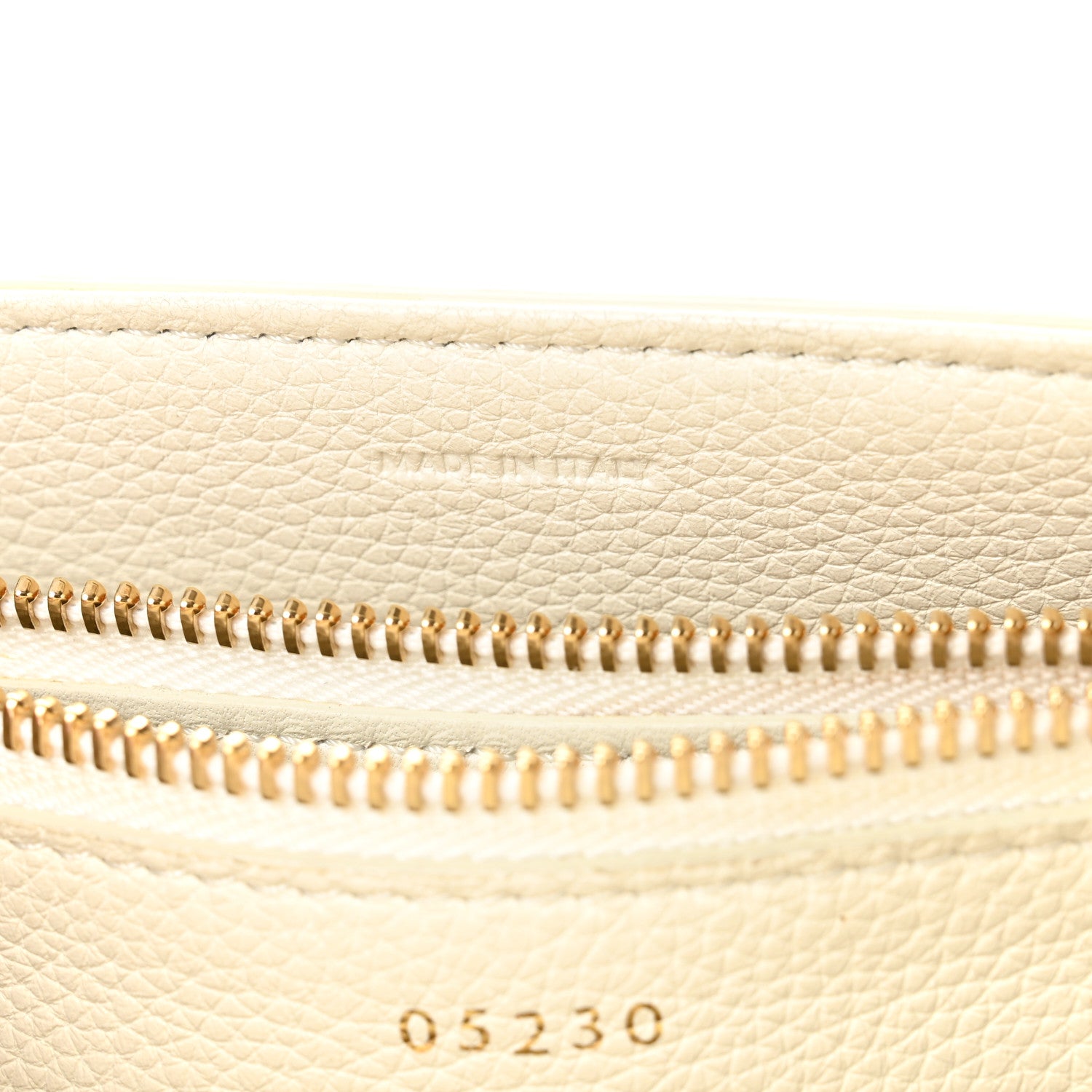 Celine Grained Calfskin Small 16 Top Handle Bag White 7 of 14
