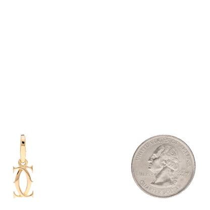 Cartier 18K Yellow Gold Logo Charm 2 of 3