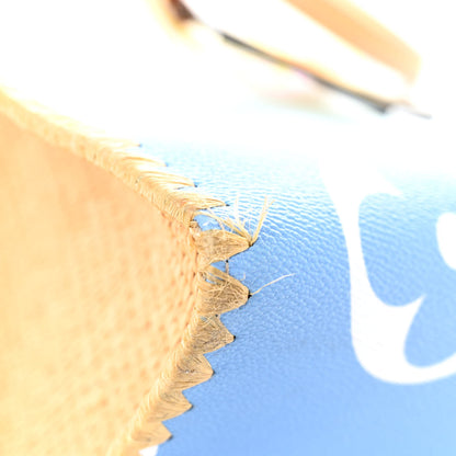 Louis Vuitton Monogram Giant Raffia Mykonos By The Pool Onthego GM Blue 11 of 16
