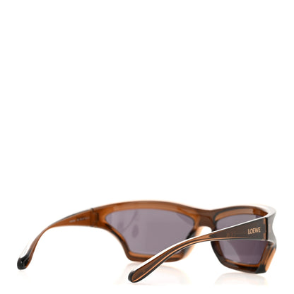 Loewe Acetate Arch Mask Sunglasses LW40143U Transparent Brown 4 of 8