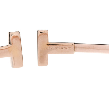 Tiffany 18K Rose Gold T Wire Bracelet 3 of 4