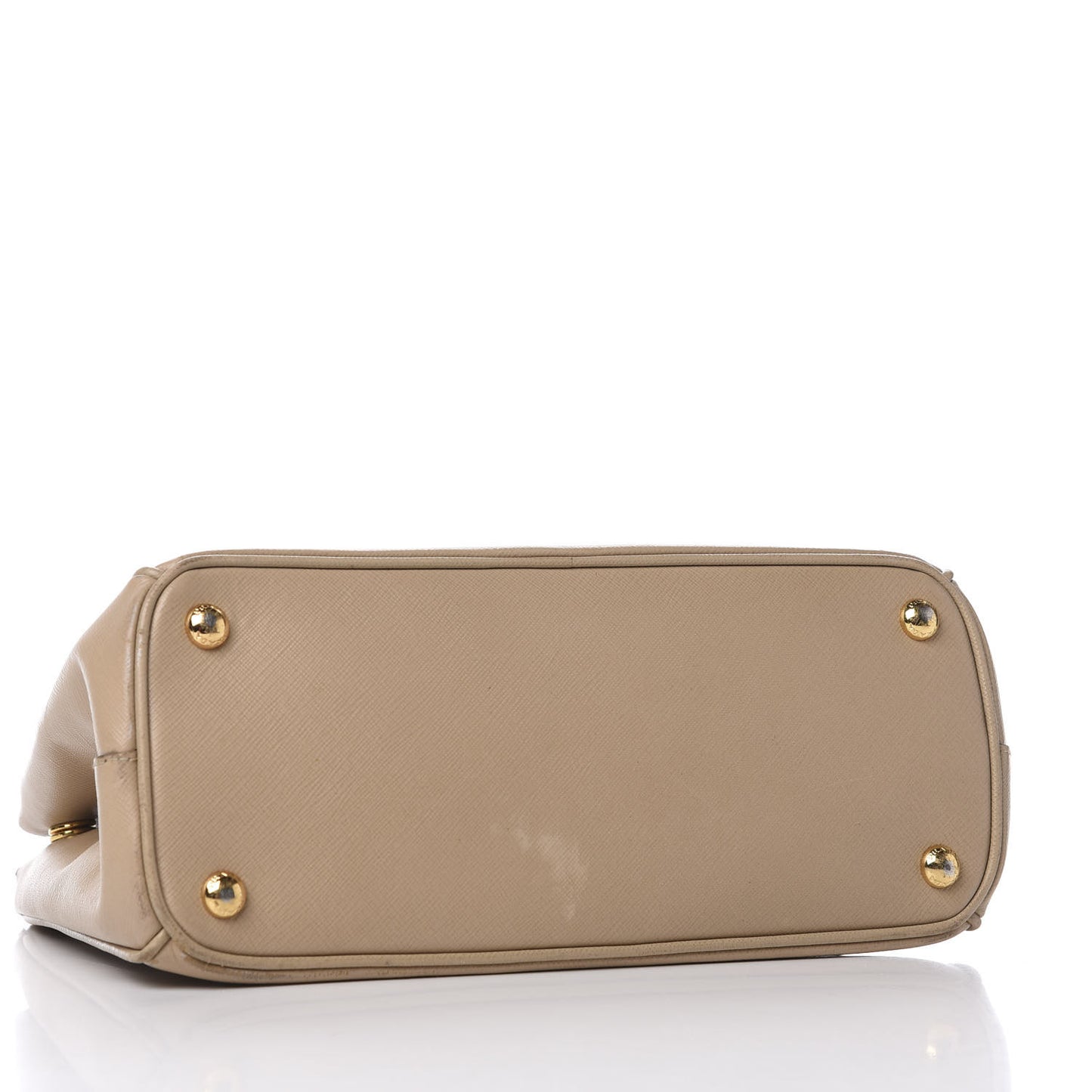 Saffiano Small Galleria Double Zip Tote Sabbia