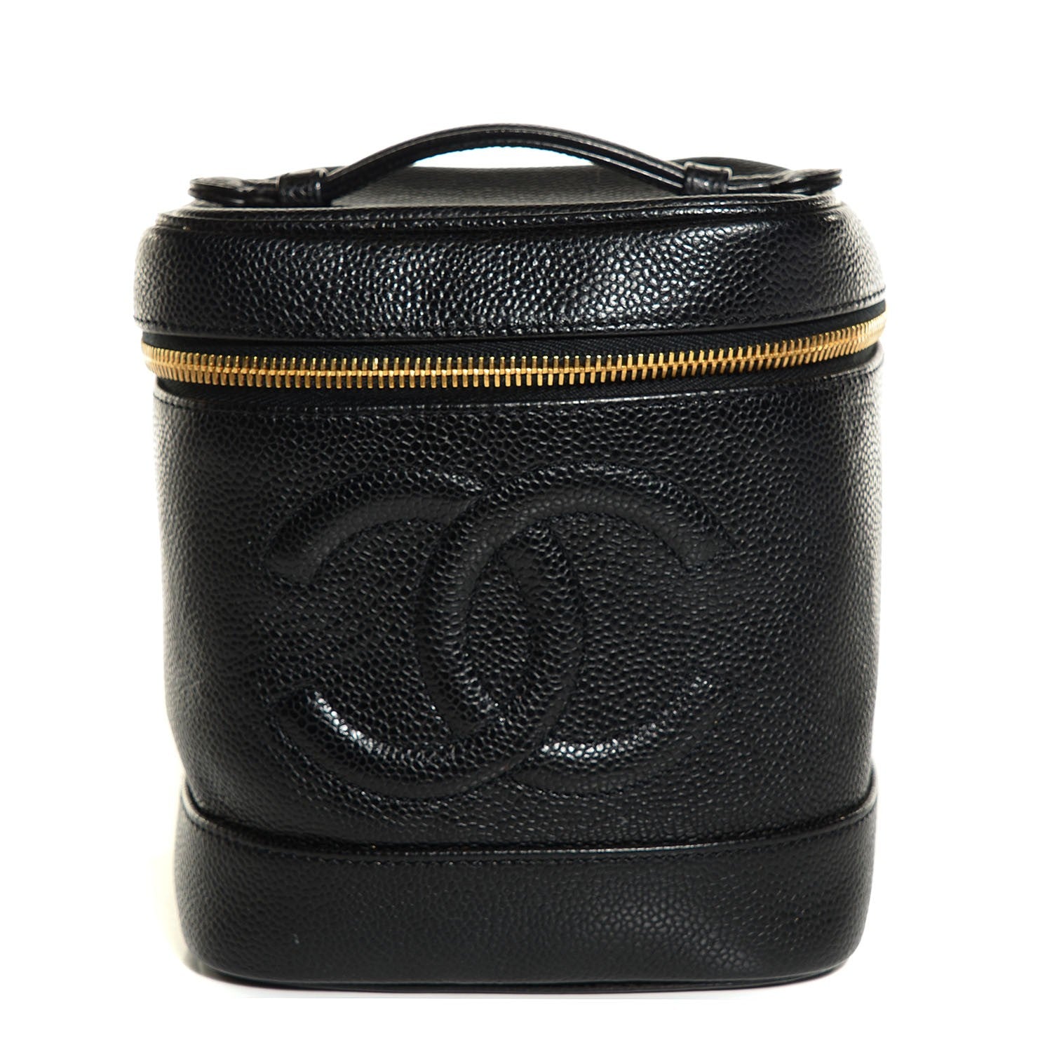 Chanel Caviar Cosmetic Vanity Bag Black 1 of 8