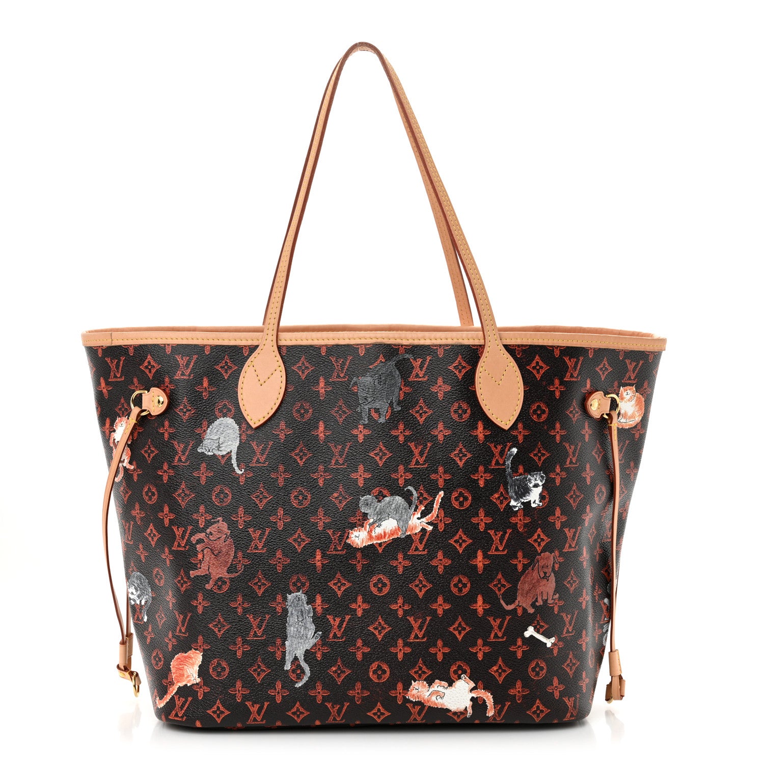 Louis Vuitton Catogram Neverfull MM Marron 1 of 12