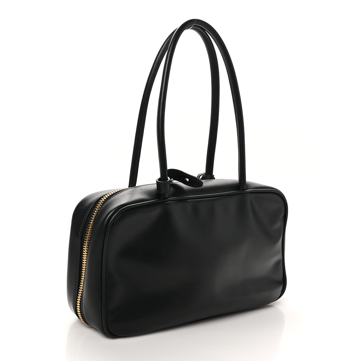 Calfskin Softy Medium Beau Top Handle Bag Black