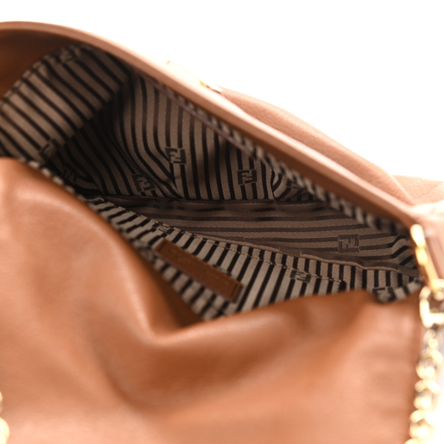 Fendi Vitello Flamingo Fendista Pouchette Crossbody Orzo 5 of 11