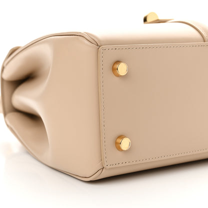 Celine Satinated Calfskin Small 16 Top Handle Bag Nude 10 of 12