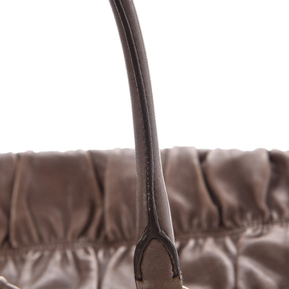Prada Nappa Gaufre Tote Bambu 9 of 14