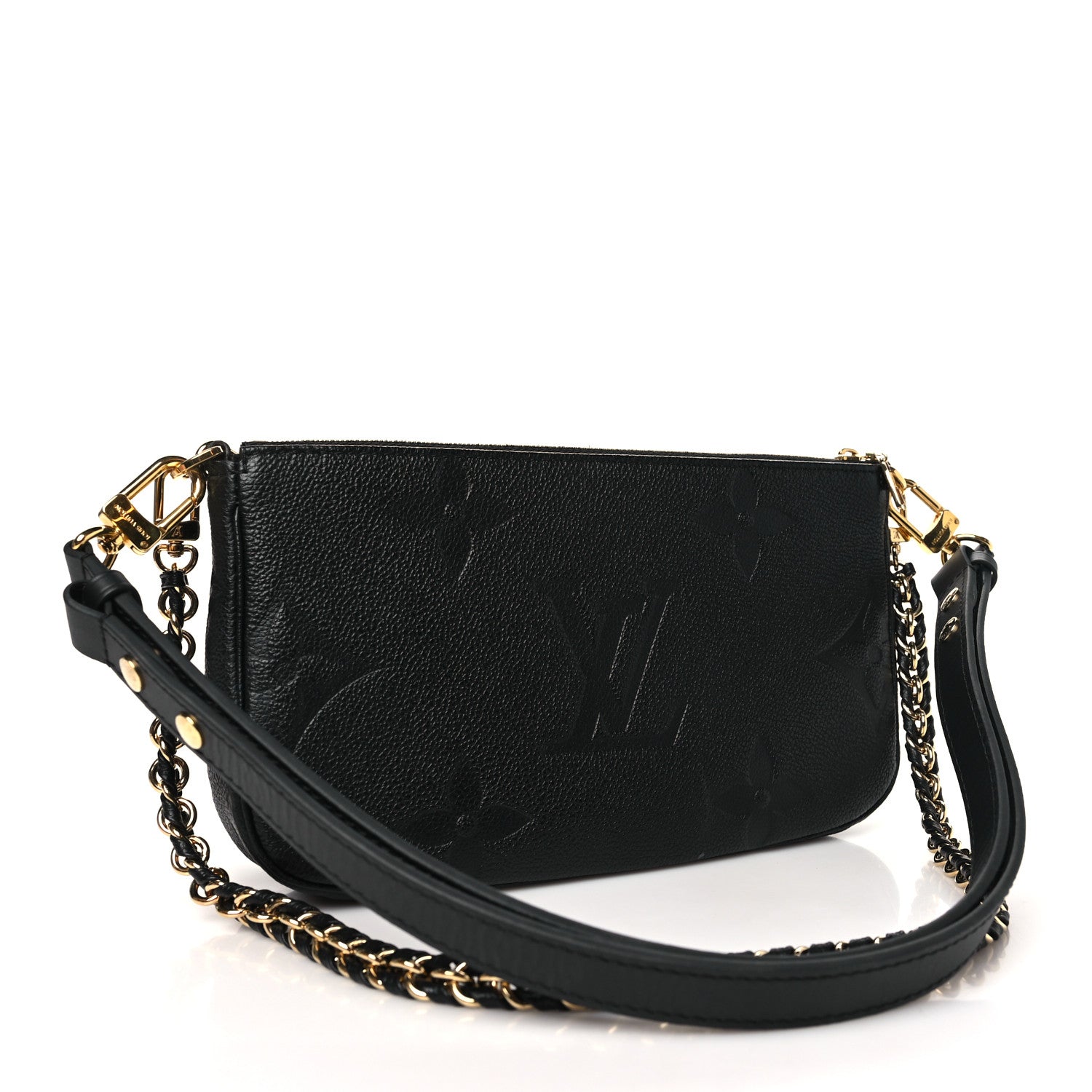 Louis Vuitton Empreinte Monogram Giant Multi Pochette Accessories Black 3 of 11