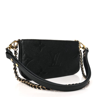 Louis Vuitton Empreinte Monogram Giant Multi Pochette Accessories Black 3 of 11