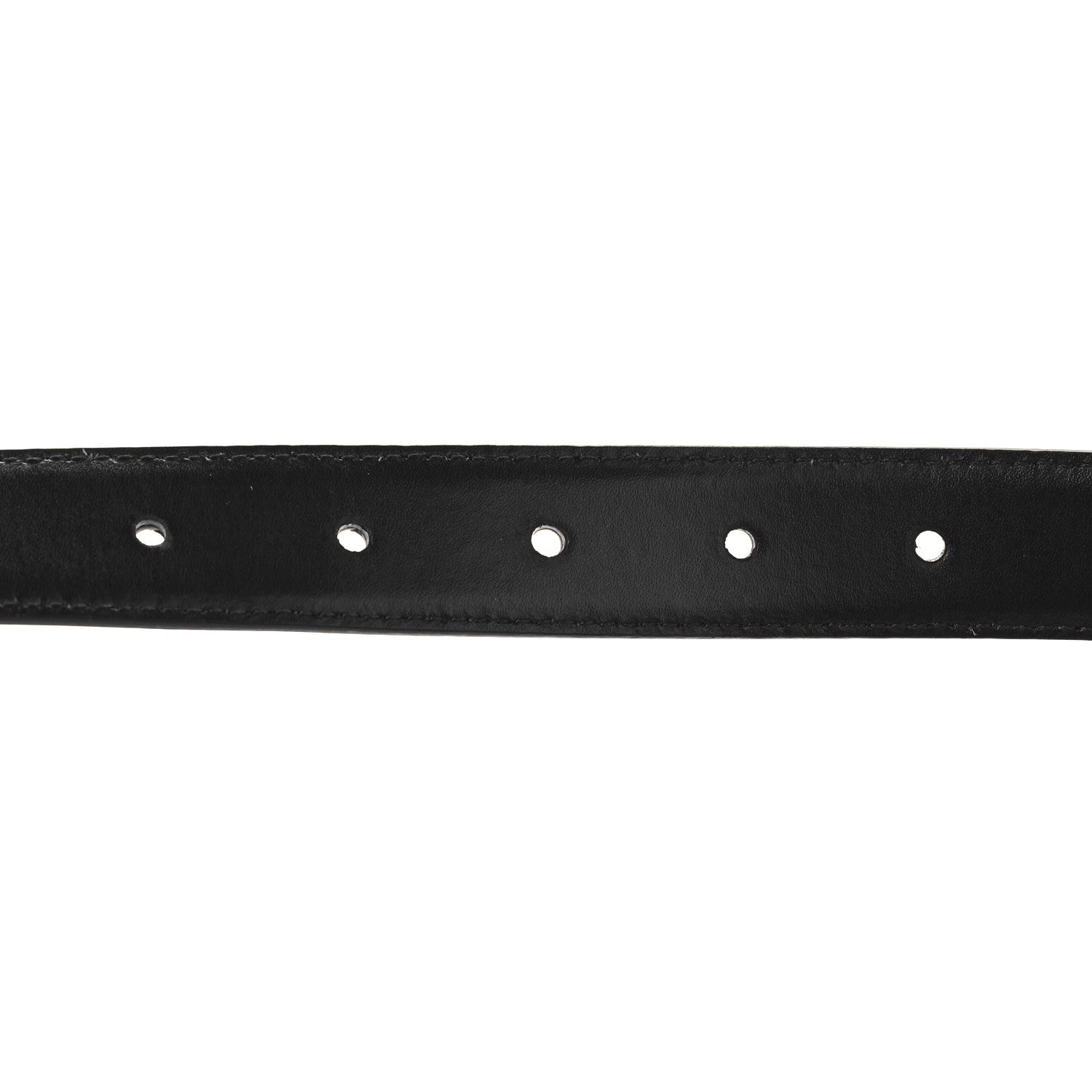 Celine Taurillon Calfskin Medium Triomphe Belt 85 34 Black 4 of 6