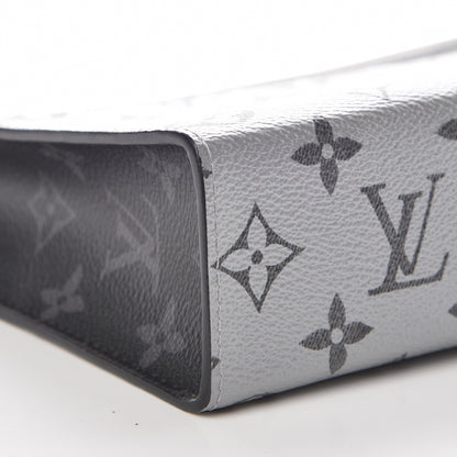 Louis Vuitton Monogram Eclipse Split Pochette Voyage MM 5 of 9
