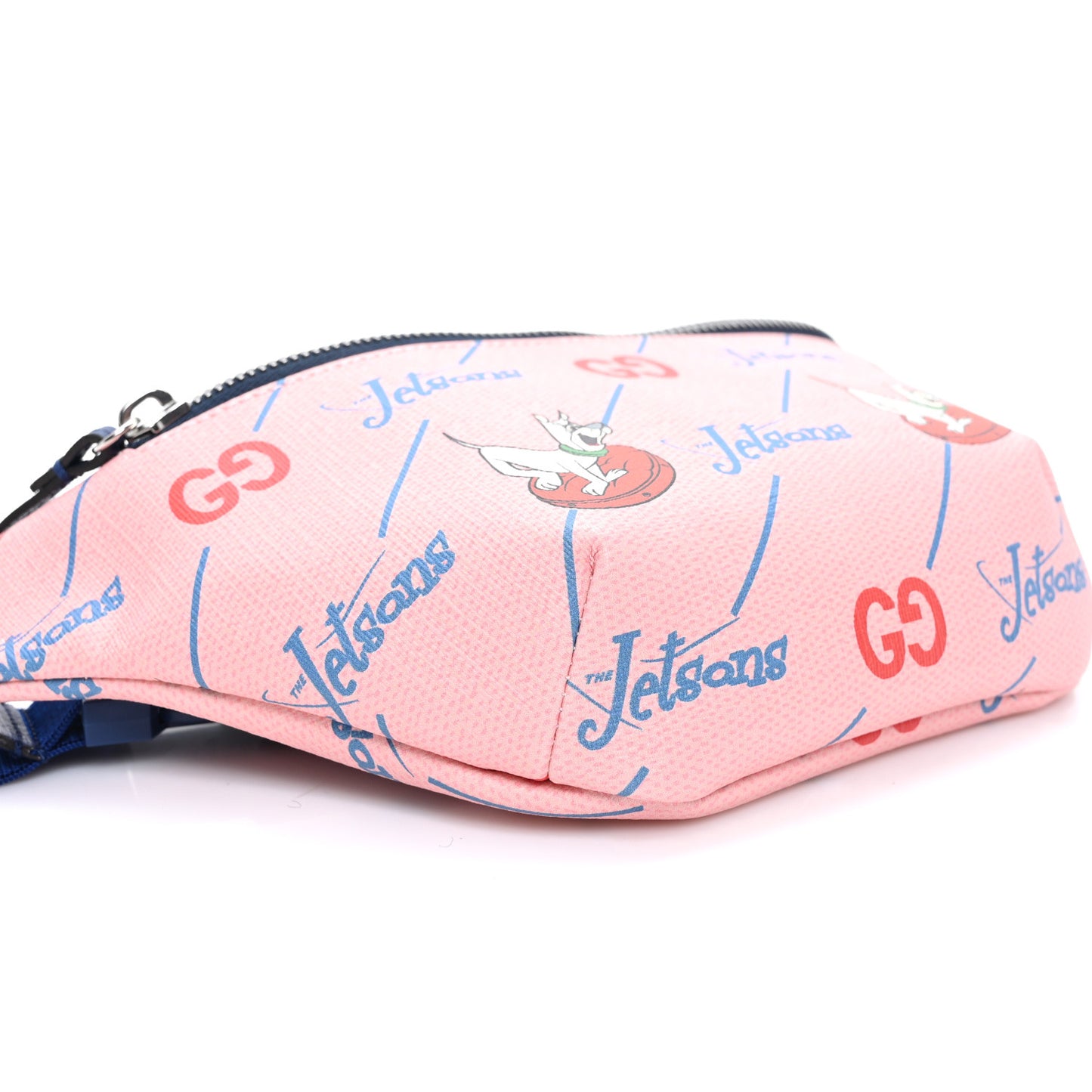 Coated Canvas Interlocking G Jetsons Childrens Belt Bag Pink