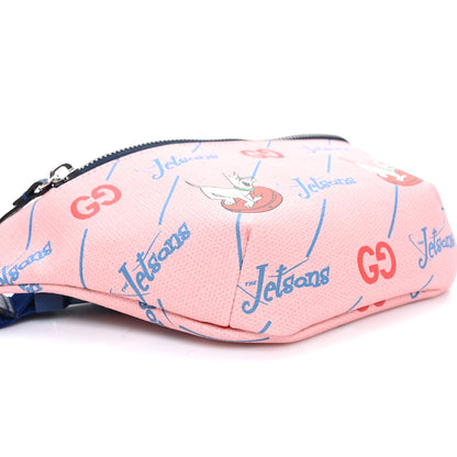 Gucci Coated Canvas Interlocking G Jetsons Childrens Belt Bag Pink 9 of 10