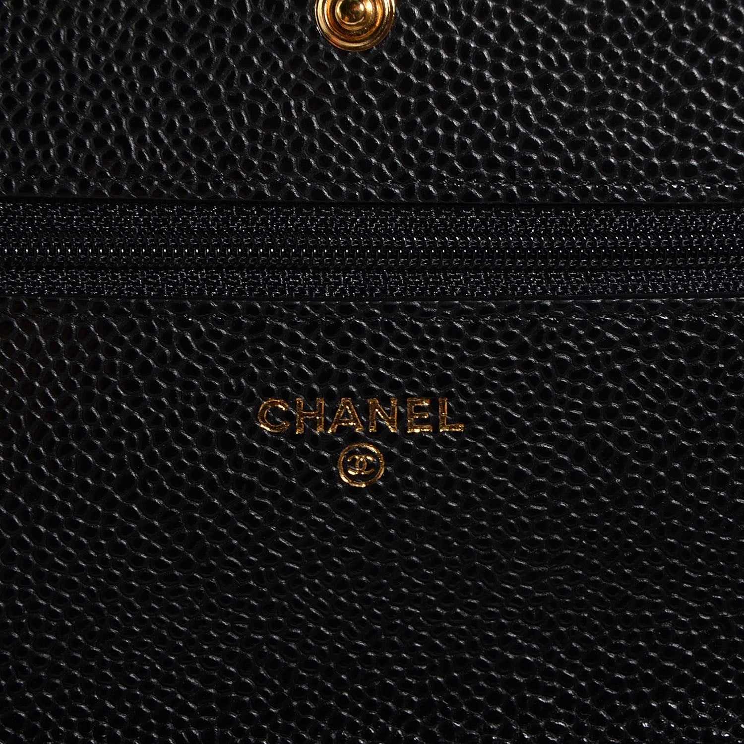 Chanel Caviar Quilted Wallet On Chain WOC Black 7 of 9