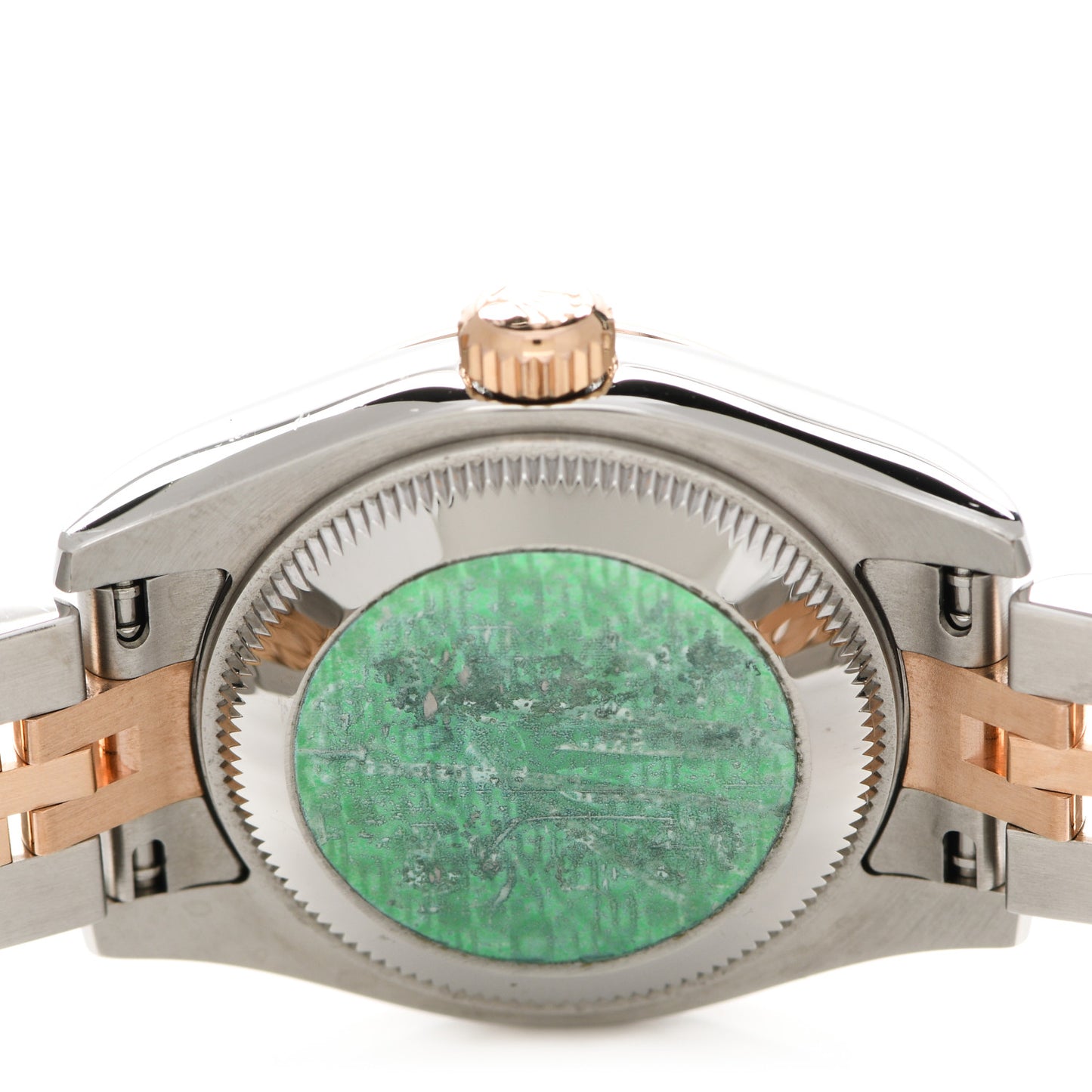 Stainless Steel 18K Everose Gold Diamond 26mm Oyster Perpetual Datejust Watch Pink 179171
