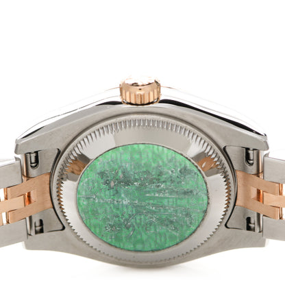 Rolex Stainless Steel 18K Everose Gold Diamond 26mm Oyster Perpetual Datejust Watch Pink 179171 4 of 4