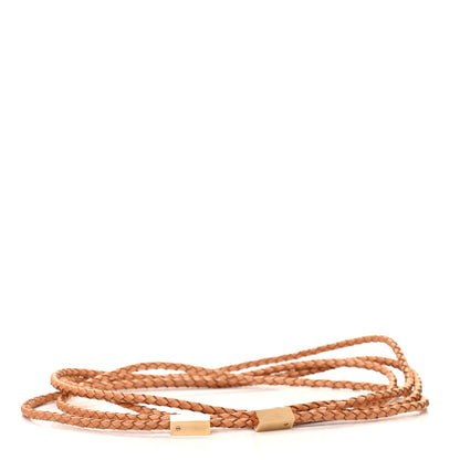 Louis Vuitton Vachetta Ceinture VVN Tressee Braided Belt 1 of 3