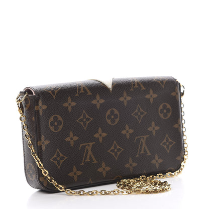 Louis Vuitton Monogram Lovely Birds Pochette Felicie Chain Wallet 4 of 14