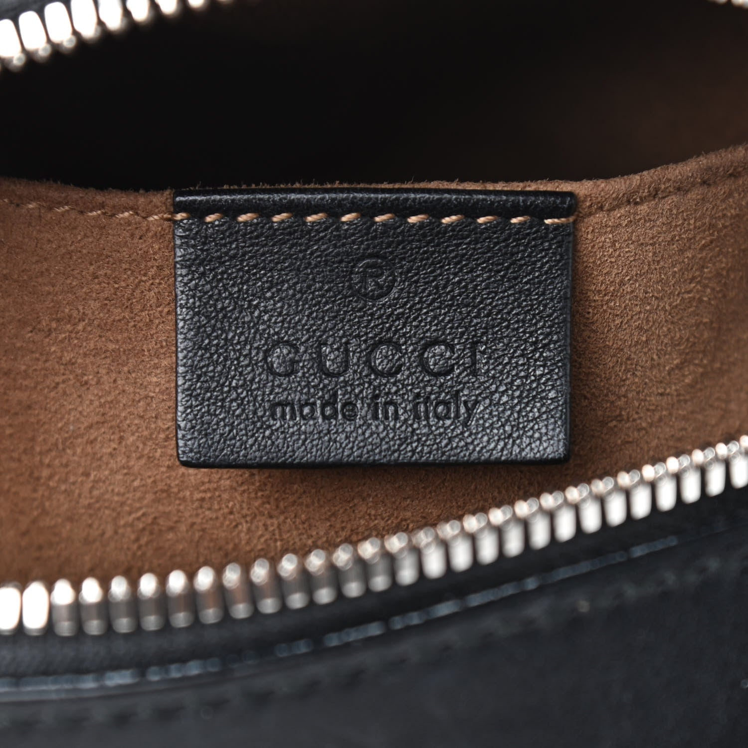 Gucci GG Supreme Monogram Arabesque Mini Chain Shoulder Bag Beige Black 6 of 7