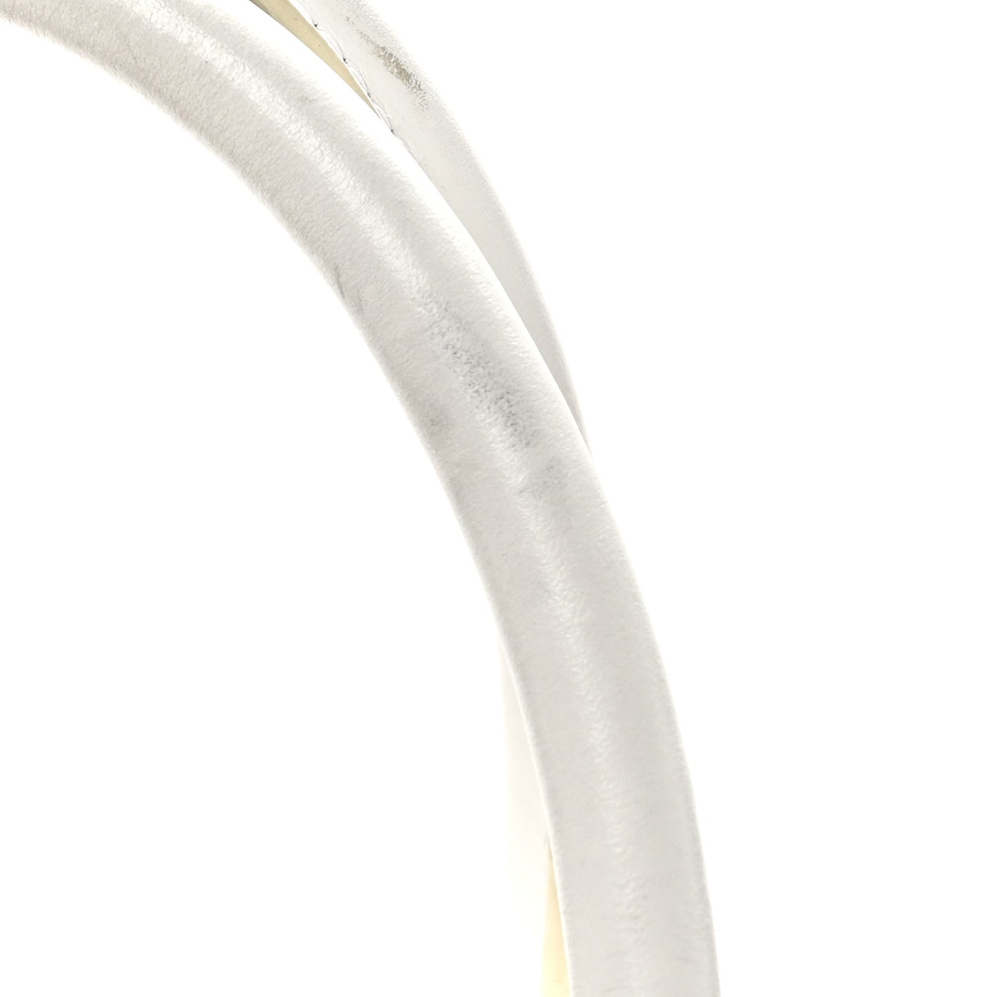 Calfskin Spikes Loubinthesky Medium Paloma White