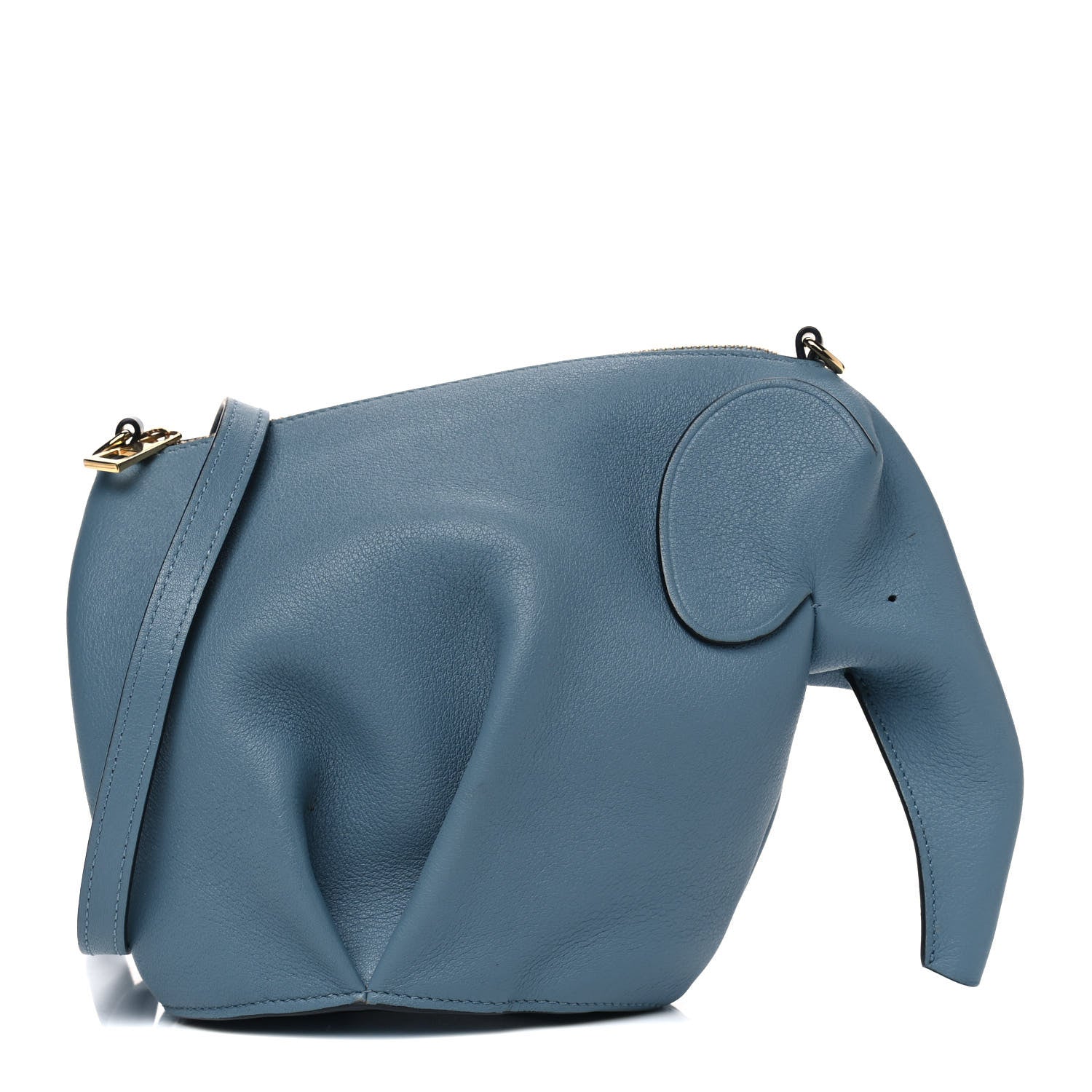 Loewe Calfskin Mini Elephant Crossbody Bag Stone Blue 1 of 4