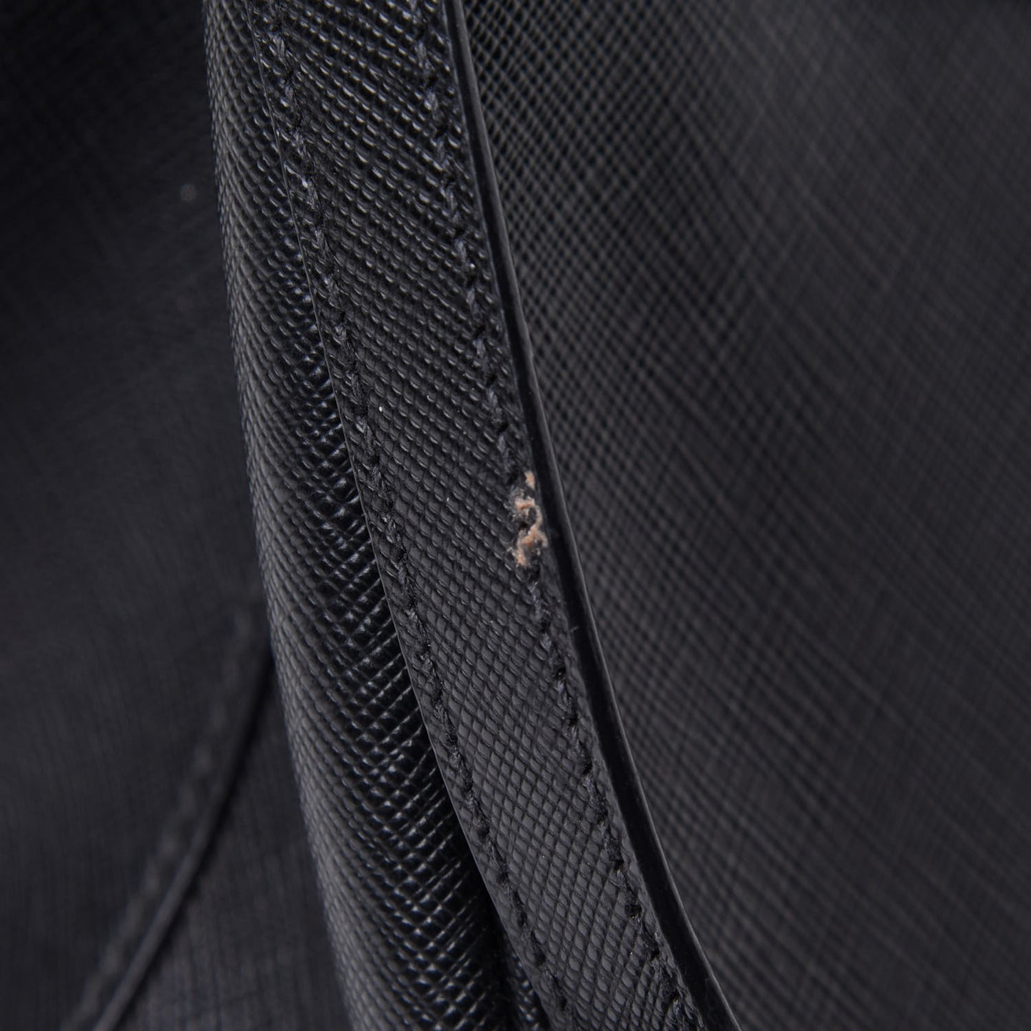 Saffiano Small Galleria Double Zip Tote Black