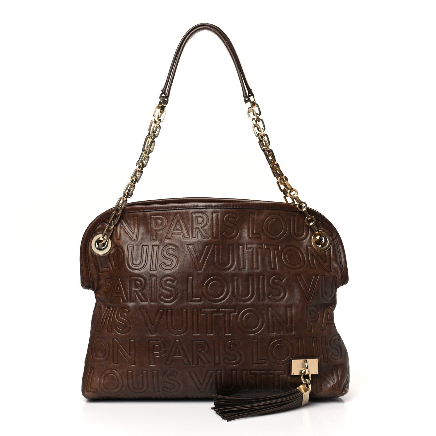 Louis Vuitton Monogram Paris Souple Whisper PM Chocolate 1 of 8