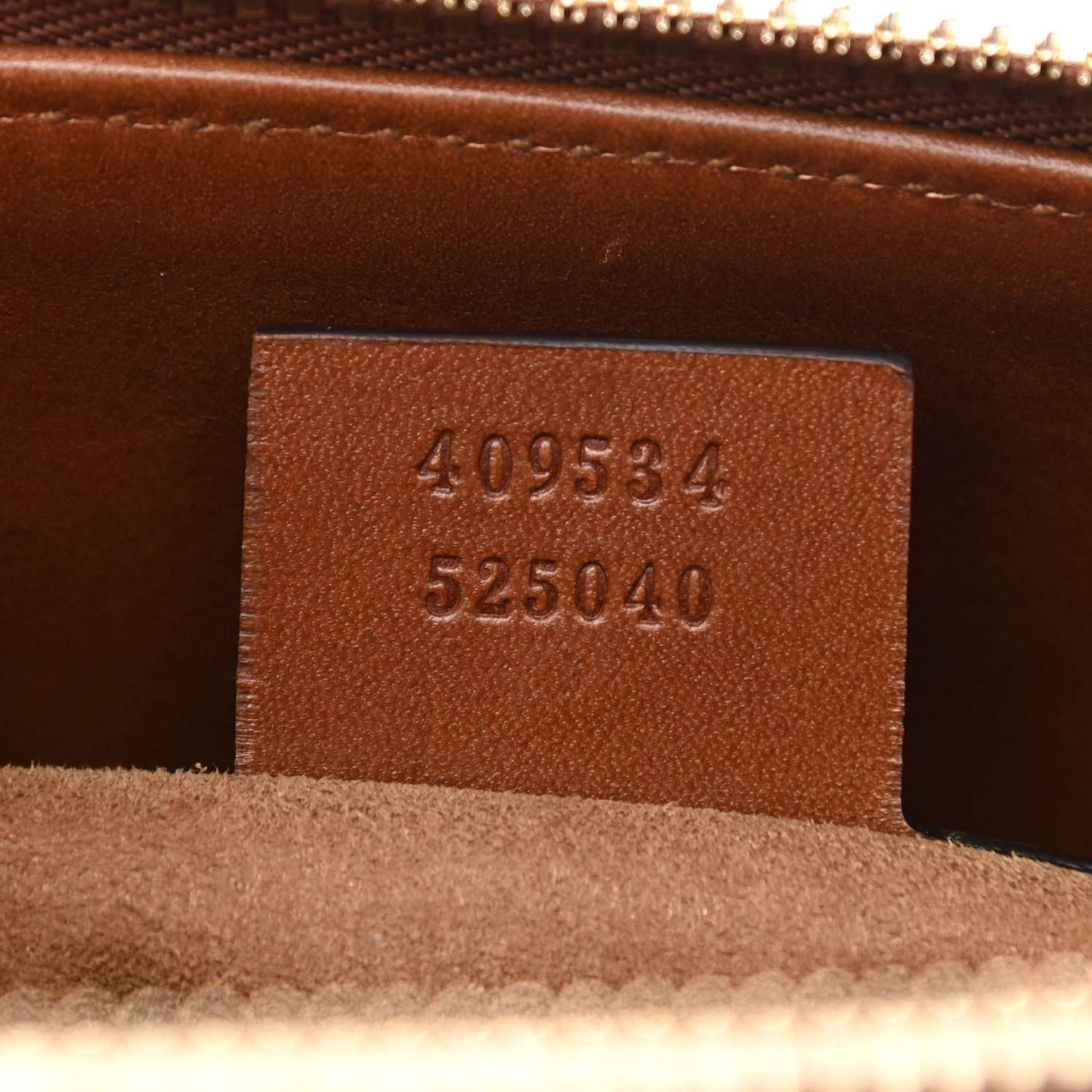 Gucci GG Supreme Monogram Small Zip Top Tote Beige Tuscany 8 of 15
