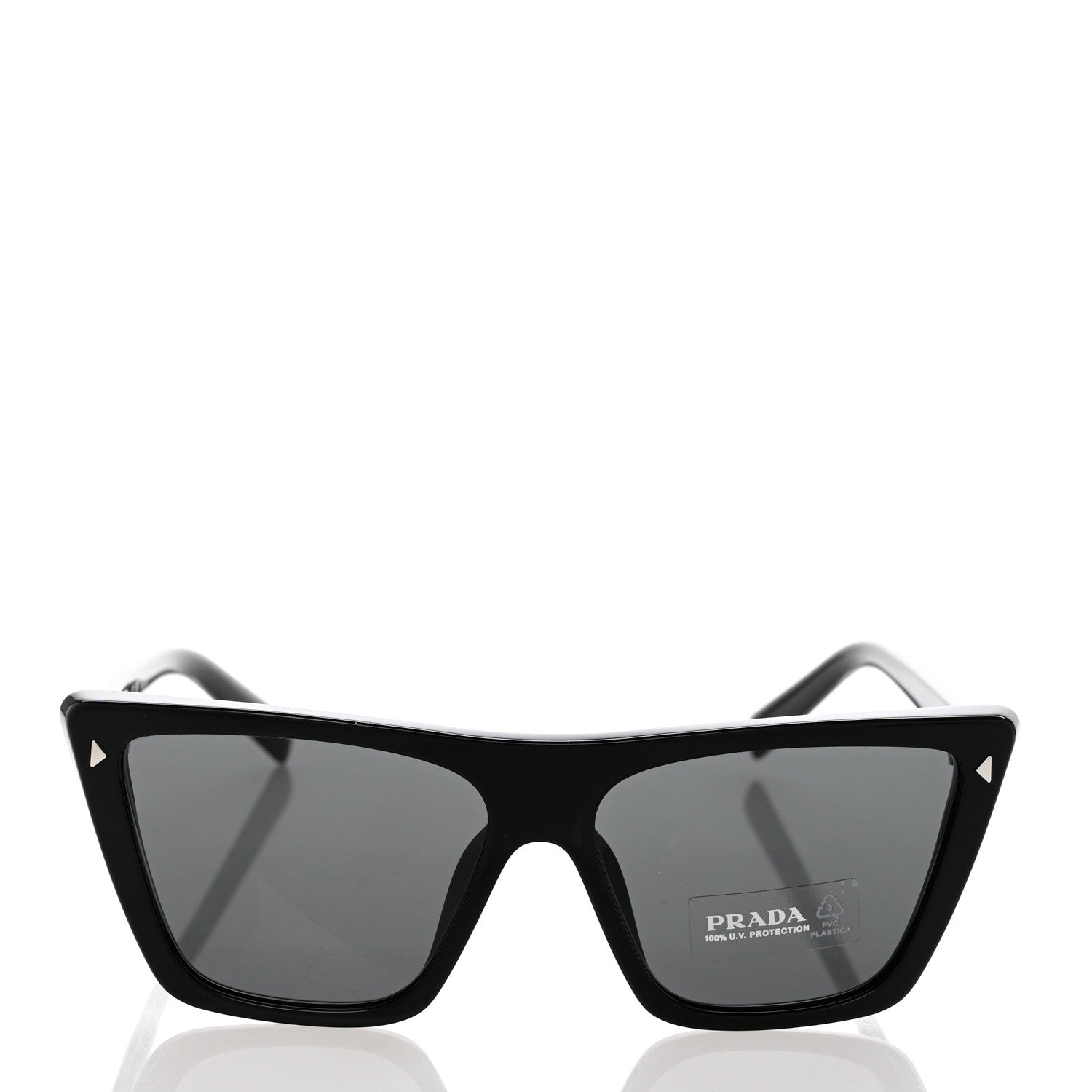 Prada Acetate Sunglasses SPR 21Z Black 2 of 8
