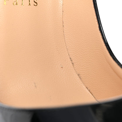 Christian Louboutin Patent Pigalle Follies 100 Pumps 38.5 Black 12 of 15