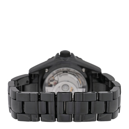 Chanel Stainless Steel Ceramic 38mm J12 Wanted de Chanel Automatic Watch Black 3 of 5