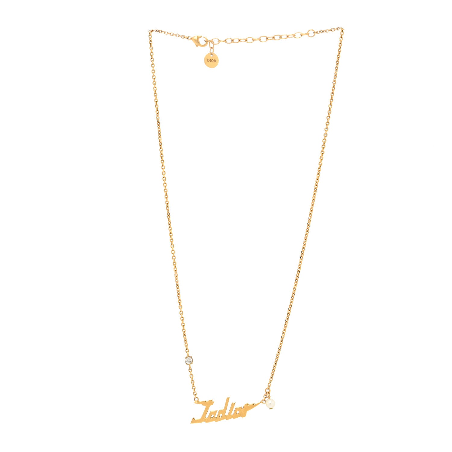 Christian Dior Pearl Crystal J'Adior Necklace White 2 of 3