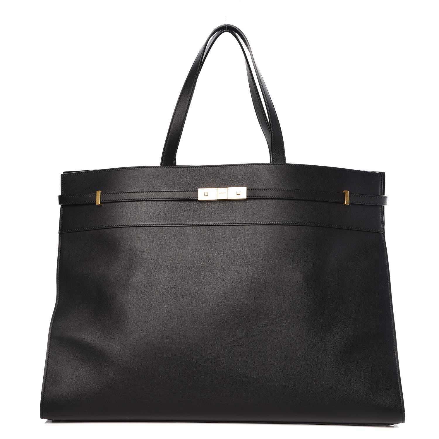 Saint Laurent Calfskin Large Manhattan Shopper Tote Black 1 of 13
