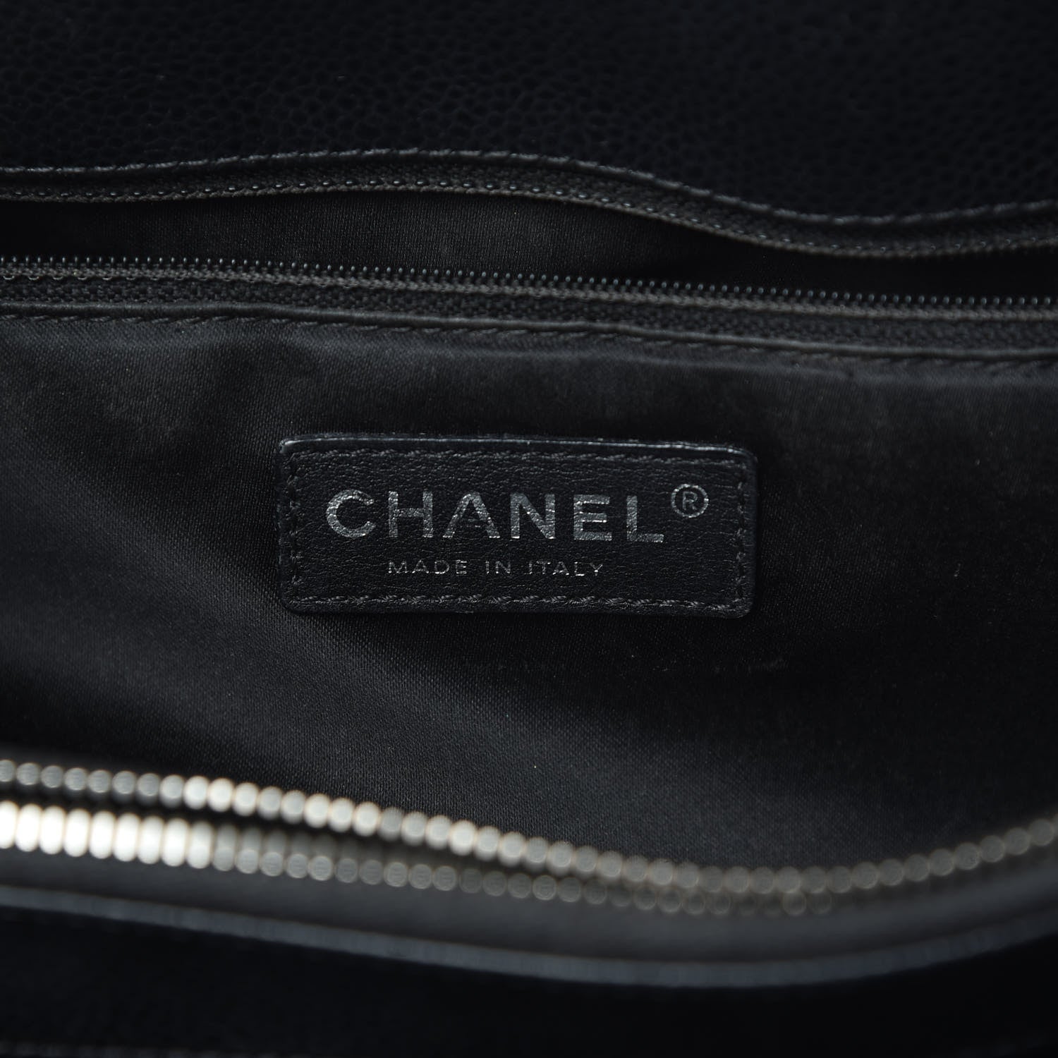 Chanel Caviar Quilted Grand Shopping Tote GST Black 6 of 14