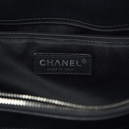 Chanel Caviar Quilted Grand Shopping Tote GST Black 6 of 14