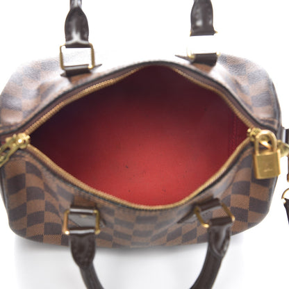 Louis Vuitton Damier Ebene Speedy Bandouliere 25 5 of 17
