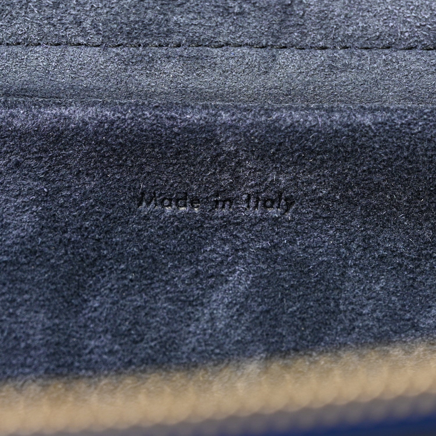 Celine Grained Calfskin Mini Belt Bag Indigo 7 of 16