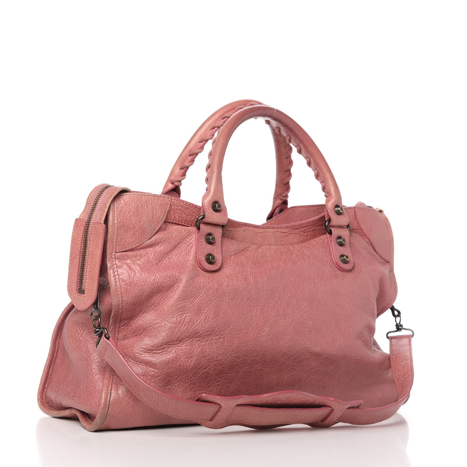 Balenciaga Agneau Classic Hardware City Rose Bruyere 3 of 9