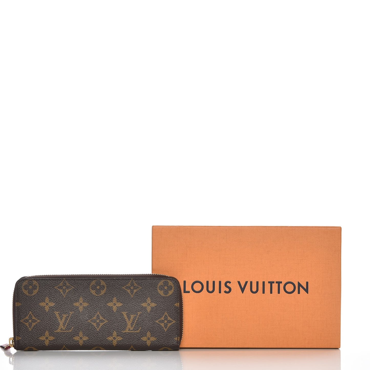 Monogram Clemence Wallet Fuchsia