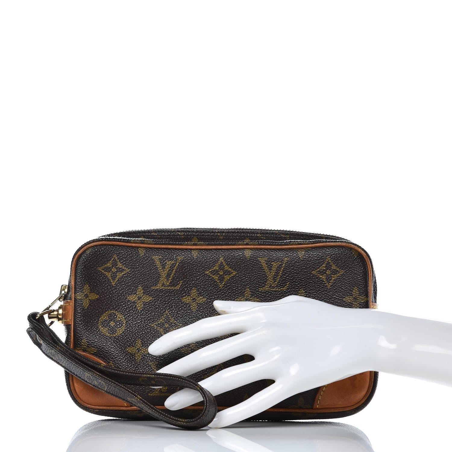 Louis Vuitton Monogram Pochette Marly Dragonne 22 2 of 12