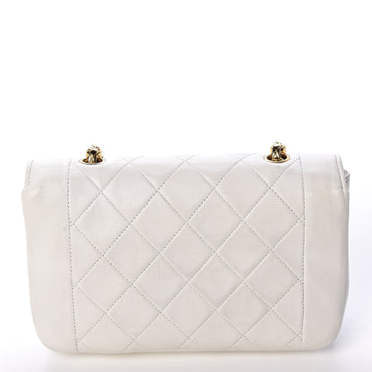 Chanel Lambskin Quilted Small Single Flap White 11 of 13