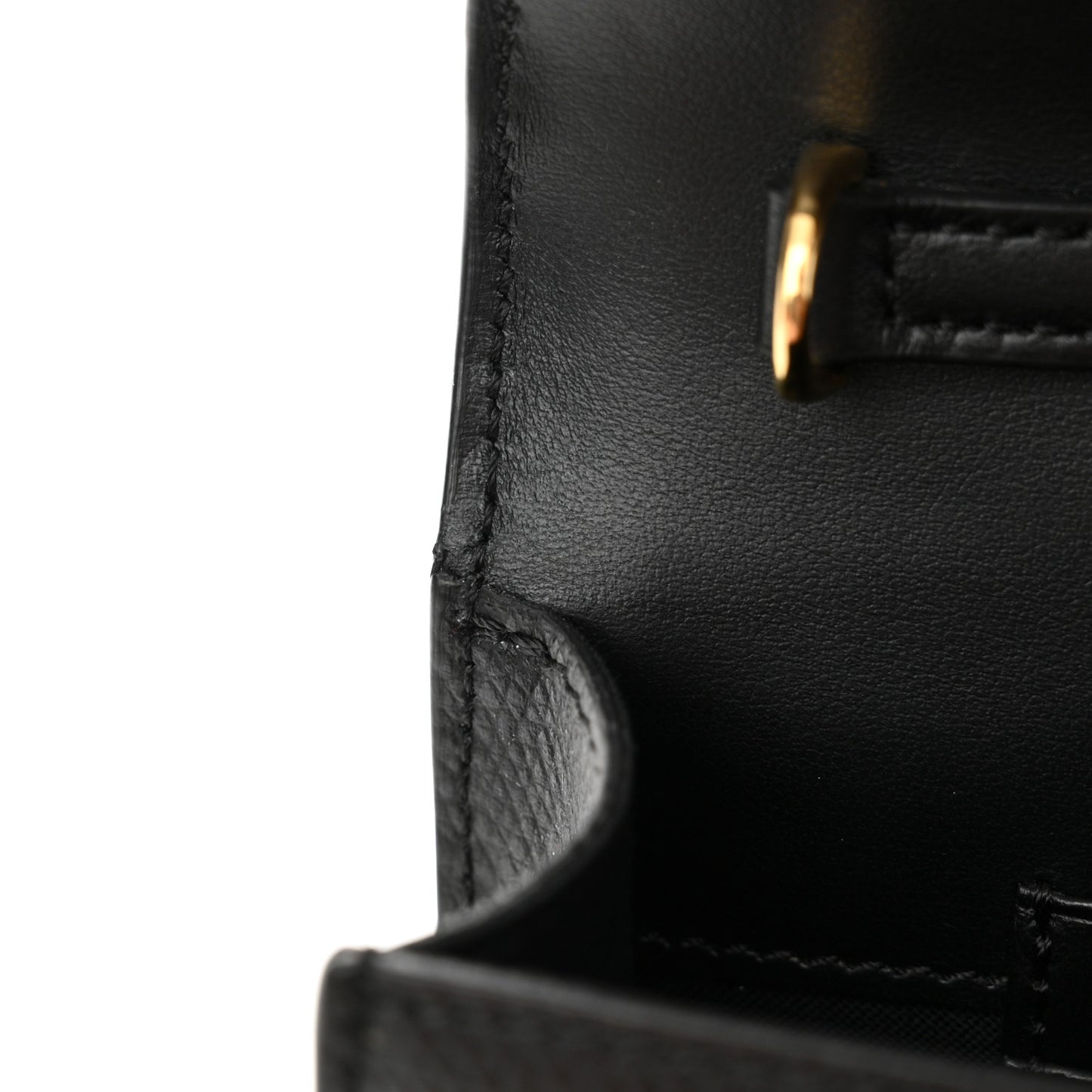 Vitello Liberty F is Fendi Bi-Color FF 1974 Embossed Envelope Belt Bag Maya Black
