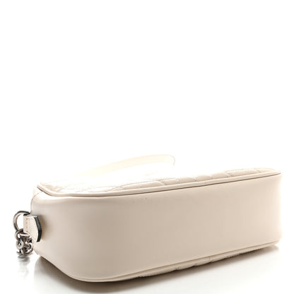 Gucci Calfskin Matelasse Aria Small GG Marmont Chain Shoulder Bag Mystic White 4 of 10